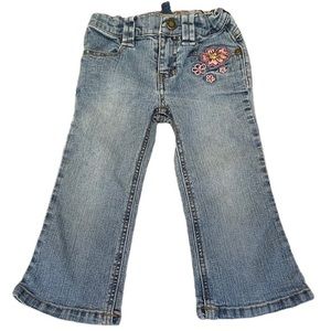 Squeeze Little/Toddler Girls' Embroidered Denim Jeans, Size 2T